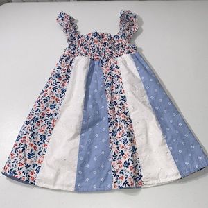 Penelope Mack Toddler Girl Spring Summer Floral Smocked Dress Size 4t